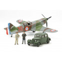 Maquette Dewoitine D.520 "French Aces" w/Staff Car