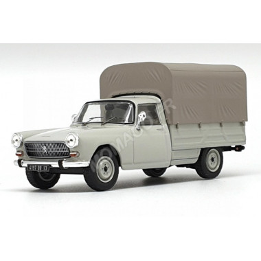 Miniature Peugeot 404 Pick-Up avec bache gris