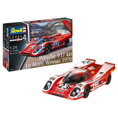 Maquette voiture Porsche 917KH LeMans Winner 1970