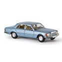 Miniature Mercedes Benz 450 SEL (W116), bleu clair métallisé