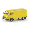 Miniature Mercedes Benz L 206 D Kasten, jaune