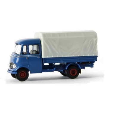 Miniature Mercedes Benz L 319 Pritsche, bleu