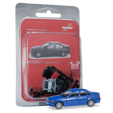 Miniature BMW Série 3TM Berline E46, bleu, Minikit