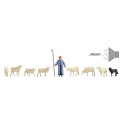 Figurines Scène sonore Troupeau de moutons