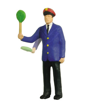 Chef de gare animé Chef de gare animé