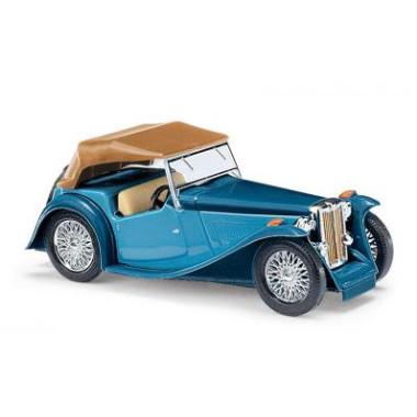 Miniature Cabriolet MG Midget bleu 2 tons Miniature Cabriolet MG Midget bleu 2 tons
