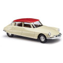 Miniature Citroen DS 19 crème avec toit rouge