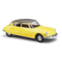 Miniature Citroen DS19 jaune avec toit gris