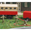 Scénette figurines, Équipe de pompiers