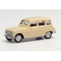 Miniature Renault R4, couleur ivoire