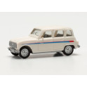 Miniature Renault R4 "Jogging", blanche avec lignes rouges/bleues