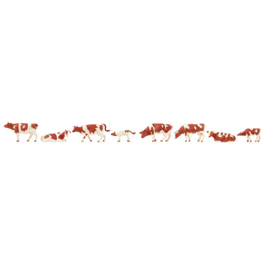 Figurines Vaches tachetées brunes Figurines Vaches tachetées brunes