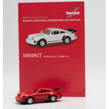 Porsche 911 Turbo rouge, MiniKit Porsche 911 Turbo rouge, MiniKit