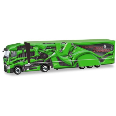 Miniature Camion semi-remorque Renault T "Tour de Dynamics"