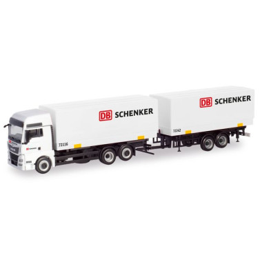 Miniature Camion avec remorque MAN TGX XXL DB Schenker