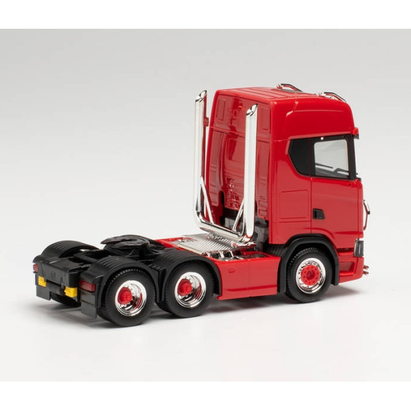 Miniature Tracteur de camion Scania CS 20 6×2 à toit surélevé - Herpa  314053 - francis miniatures