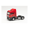 Miniature Tracteur de camion MAN TGS TM avec deflecteurs de vent, rouge