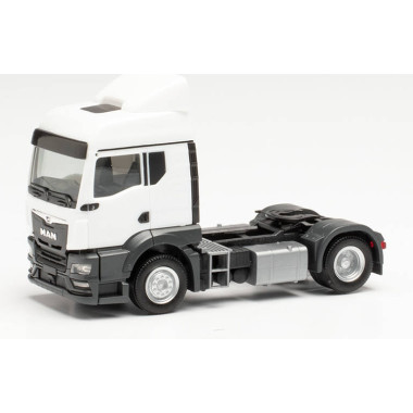 Miniature Tracteur de camion MAN TGS TM sans deflecteur de vent, blanc