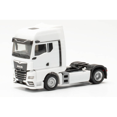 Miniature Tracteur de camion MAN TGX GX, blanc Miniature Tracteur de camion MAN TGX GX, blanc