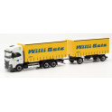 Miniature Camion Iveco S-Way LNG remorque bachée Willi Betz