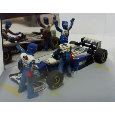 Miniature Diorama Jacques Villeneuve Champ. du Monde F1 1997