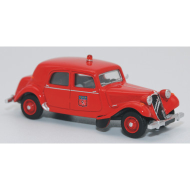 Citroën Traction 11B 1952, pompiers de Lyon, HO