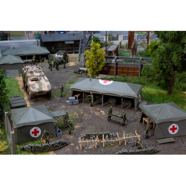 Maquette Tentes-infirmeries