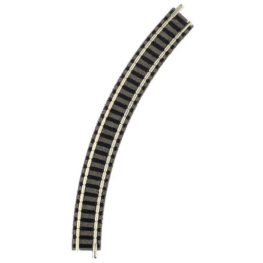 Rail courbe N ballasté Fleischmann rayon R1 192 mm 45° Rail courbe N ballasté Fleischmann rayon R1 192 mm 45°