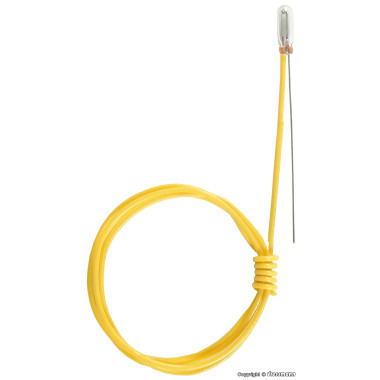 Ampoule blanche 16V 30 mA Diam.1,8 mm avec cable