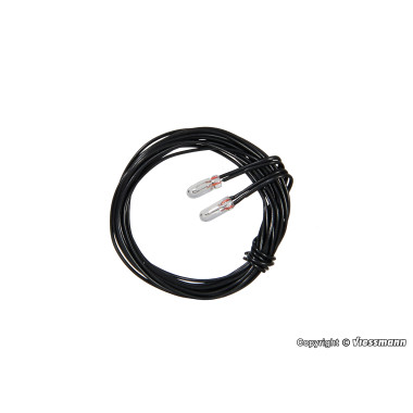 Ampoules blanches 12V 50mA Diam.2,3 mm Ampoules blanches 12V 50mA Diam.2,3 mm
