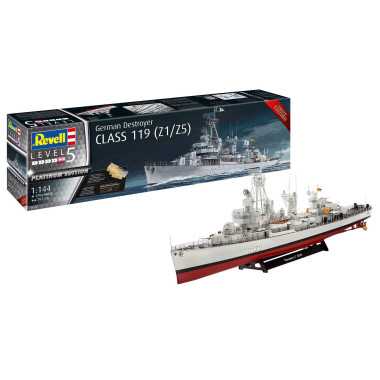 Maquette Destroyer allemand Class 119 (Z1/Z5)