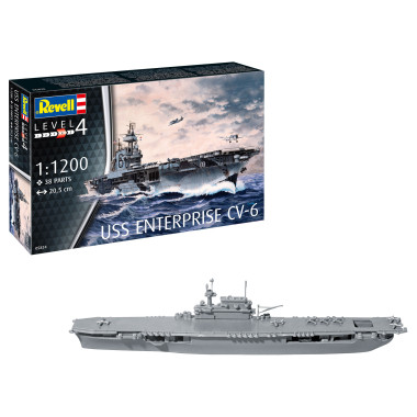 Maquette Bateau USS Enterprise CV-6