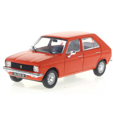 Miniature Peugeot 104 1972 orange