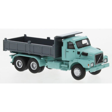 Miniature Volvo N 10 camion benne, turquoise clair/gris, 1980 Miniature Volvo N 10 camion benne, turquoise clair/gris, 1980