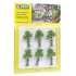 Noch NOCH21538 - Jeunes arbres avec tuteur, 4 cm de haut, 6 pièces