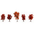 Noch NOCH25625 - Arbres d'automne, 5 pcs, 8-10 cm de haut