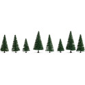 Sapins, 8 pcs, 8-12 cm de haut