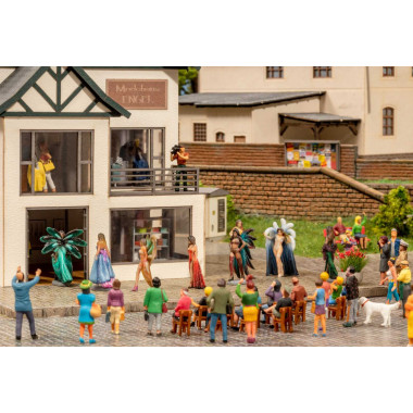 Figurines thématiques "Magasin de mode"