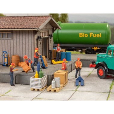 Figurines thématiques "Chargement de marchandises"