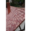Tuiles briques plates vieux rouge, 1000 pièces