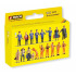 Noch NOCH16122 - Set XL "Á la gare", 18 figurines