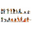 Set XL "Au travail", 18 figurines