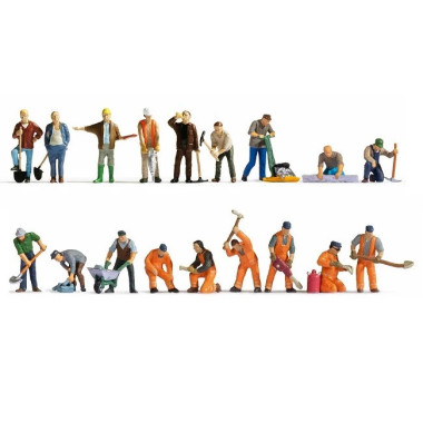 Set XL "Au travail", 18 figurines