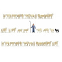 Set XL "Moutons et berger", 37 figurines