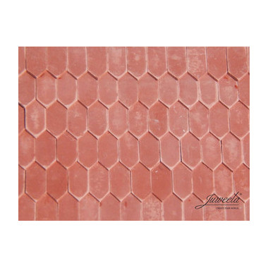 Tuiles briques plates "style gothique", 500 pièces